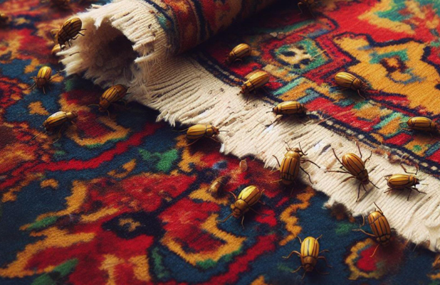 از بین بردن بید فرش