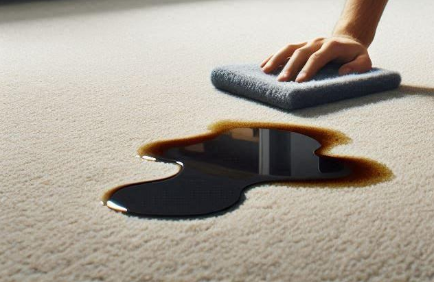 پاک کردن قطره آهن از روی فرش